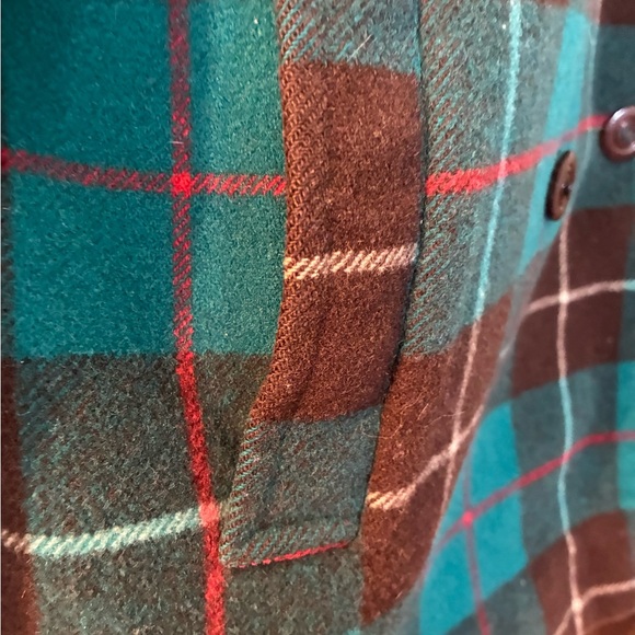 Vintage Pendleton Plaid Double-Breasted Women's Coat - Picture 5 of 9